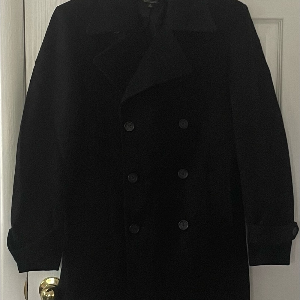 Black Wool Jacket - image 3